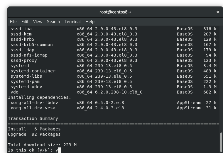 สิ่งที่ควรทำหลังจากติดตั้ง CentOS 8